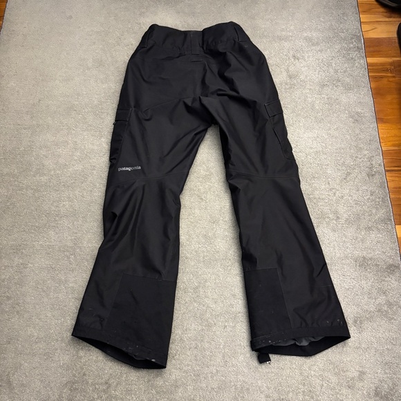 Patagonia Waterproof Insulated Snowpants Ski Snowboard Black Men’s - Picture 2 of 10